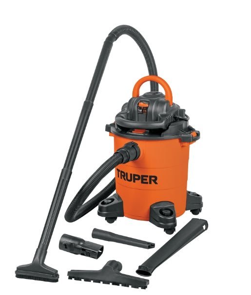 ASPIRADORA/SOPLADORA DE SÓLIDOS Y LÍQUIDOS 5 GAL, PLÁSTICA