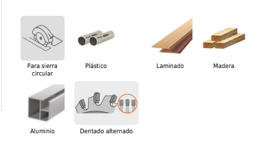 DISCO SIERRA 7-1/4' MULTIMATERIAL, 48 DIENTES CENTRO