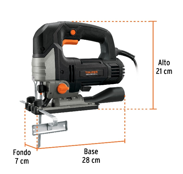 SIERRA CALADORA 750 W 5.9 A VELOCIDAD VARIABLE, INDUSTRIAL