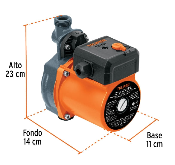 BOMBA PRESURIZADORA 1/6 HP, TRUPER