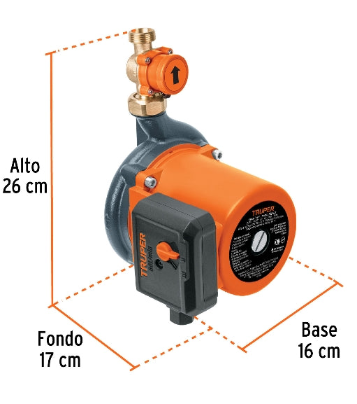 BOMBA PRESURIZADORA 1/3 HP, TRUPER
