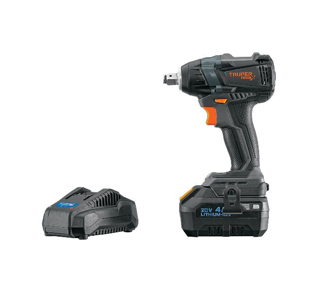 LLAVE DE IMPACTO INALÁMBRICA 1/2', 20 V, SIN CARBONES