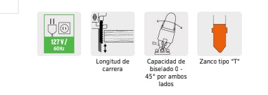 SIERRA CALADORA 550 W 4.5 A VELOCIDAD VARIABLE, PROFESIONAL
