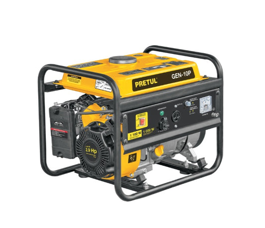 GENERADOR PORTÁTIL 1.1 KW MOTOR A GASOLINA, PRETUL