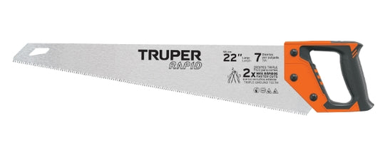 SERRUCHO RAPID 22', 7 DPP, MANGO COMFORT GRIP, TRUPER
