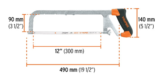 ARCO 12' PROFESIONAL AJUSTABLE DE SOLERA PARA SEGUETA