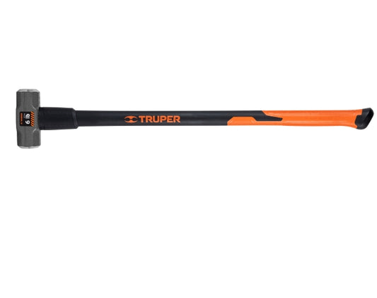 MARRO OCTAGONAL 6 LB, MANGO FIBRA DE VIDRIO 36', TRUPER