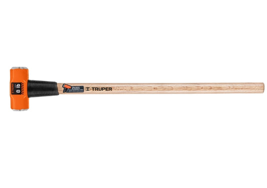MARRO OCTAGONAL 8 LB, MANGO DE MADERA 36', TRUPER