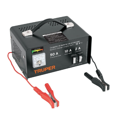 CARGADOR DE 50 A PARA BATERÍAS DE 12 V, TRUPER