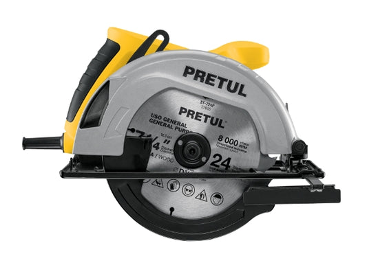SIERRA CIRCULAR 7-1/4' 1200 W, PRETUL