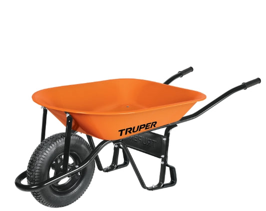 CARRETILLA 4.5 FT3 NEUMÁTICA, BASTIDOR TUBULAR, TRUPER