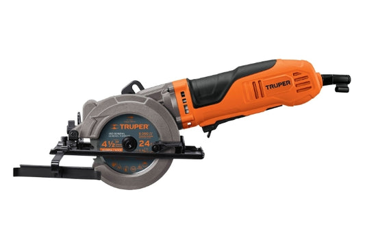 SIERRA CIRCULAR COMPACTA 4-1/2' 750 W, PROFESIONAL, TRUPER