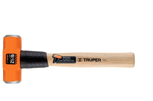MARRO OCTAGONAL 2.5 LB, MANGO DE MADERA 12', TRUPER