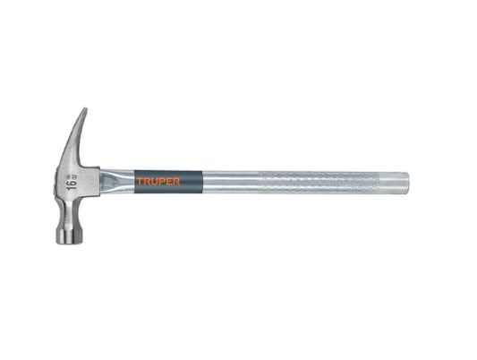 MARTILLO TUBULAR PULIDO 16 OZ UÑA RECTA, TRUPER